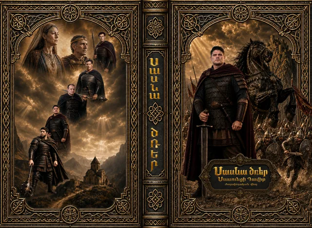 Armenian-language cover variant for Sasna Tsrer.